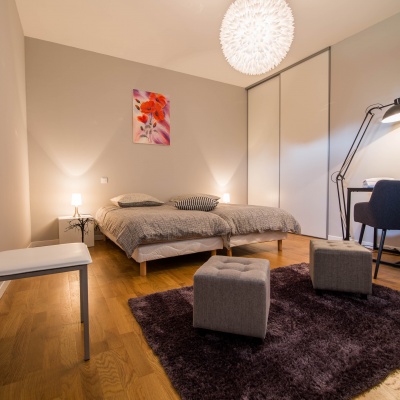 Seconde chambre du loft dans gîte près de la cité de Carcassonne