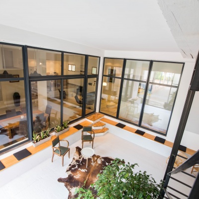 Patio du loft dans gîte près de la cité de Carcassonne